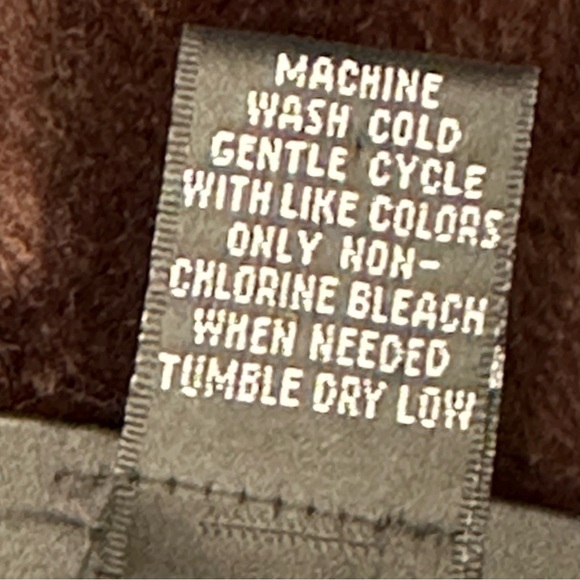 Style & Co. Brown Luxe Suede, Fleece Lined Vest, MP - Picture 8 of 9